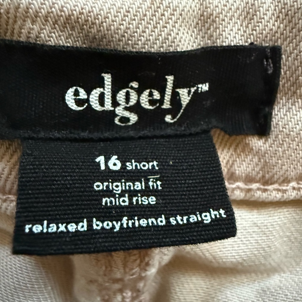 Edgely Light Pink Denim Cargo Pants Size 16S Pinterest Aesthetic Indie Sleaze - Picture 4 of 5